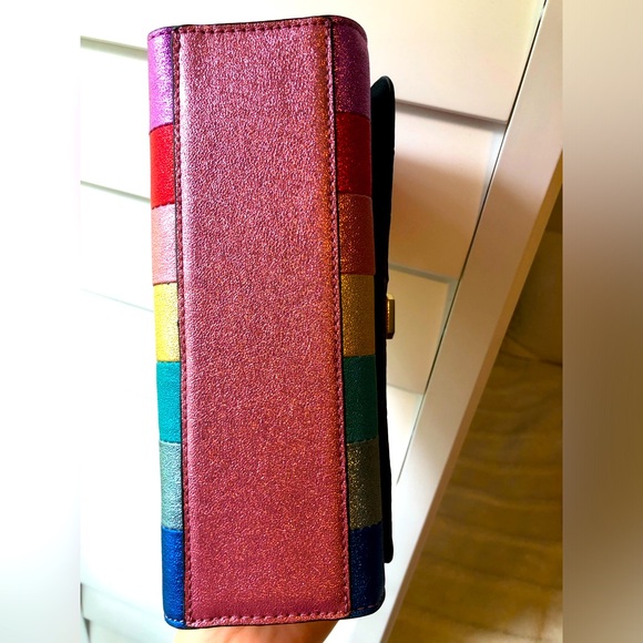 Aldo Multicolor Striped Shoulder Bag NWOT - Picture 5 of 9